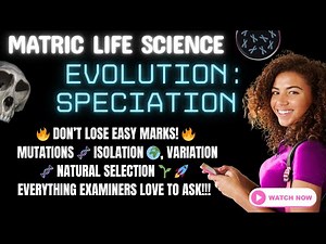 Life Science | Matric Exam Revision | Evolution - Speciation (Grade 12 CAPS)