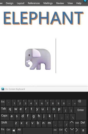 elephant unicode #excel #exceltips #words #wordforbeginners #excel shortcuts #excel tricks#unicode
