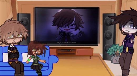 ‣‣『 Henry, William + Charlie react to the future 』‣‣ FNAF