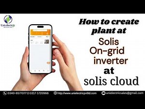 How to create Plant at Solis On-grid inverter at Solis Cloud