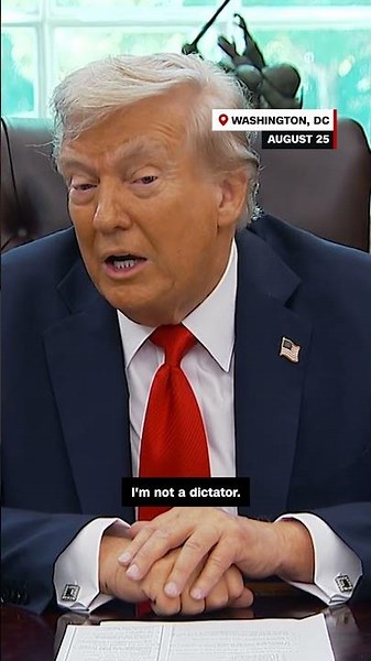 Trump says many people might like a dictator