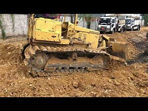 Heavy Equipment at Work | Bulldozer & Dump Truck Show Their Power