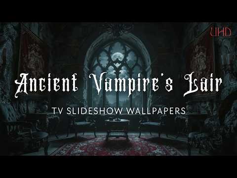 Ancient Vampire's Lair – 5-Hour Slideshow Wallpapers (10 Images – 1 Every 30 Minutes)
