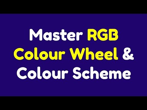 The Practical Usage of RGB COLOUR WHEEL and Colour Schemes Using Color Gear Application