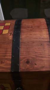 Antique Wooden Trunk - Etsy