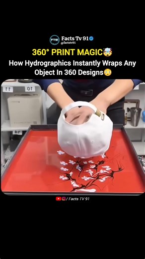 How Hydrographics Wrap Objects Perfectly 😳