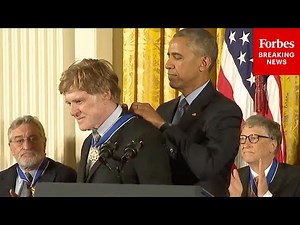FLASHBACK: Robert Redford—Who Has Died At 89—Receives Presidential Medal Of Freedom From Pres. Obama