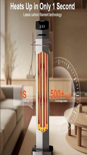 ✅AKIRES 37IN Outdoor Patio Heater - Best Patio Heaters Review #heaters #smartspaceheater