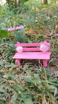 DIY mini chair with sticks 💖🤩 #stickscraft #craftideas #artsyaditi #short