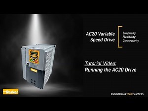 Basic Setup of the AC20 Variable Speed Drive Using the Keypad | Drive Controller | Parker Hannifin