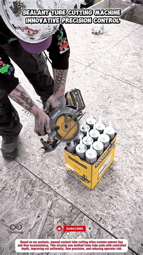 Sealant Tube Cutting Machine innovative Precision Control