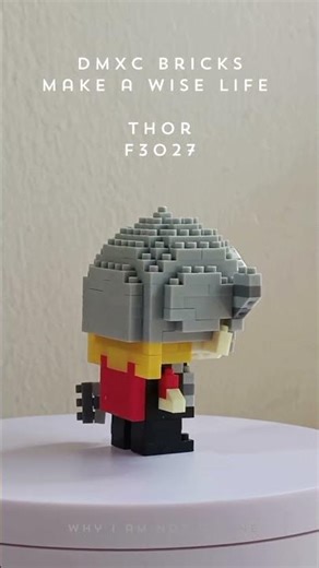 Thor F3027 Superhero Building Blocks ⚡ | 203 Pieces DMXC Bricks Make a Wise Life | 360 Spin 3.0