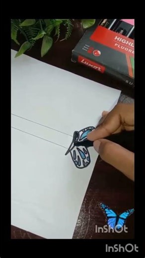 let's make a easy and beautiful butterfly bookmark 🔖📑#bookmark #🧿📑🔖