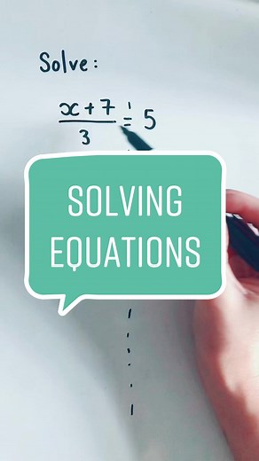 Solving Equations and Understanding Algebra