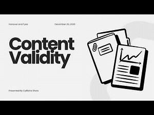 Content Validity in Research Methodology