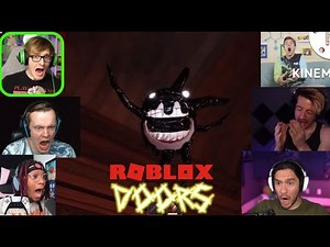 Gamers React to the appearance of Screech | Doors (Roblox Horror Game)