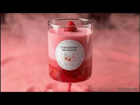 Strawberry Milkshake | شمعة الفراولة الكريمية بتجربة عطرية لا تُنسى