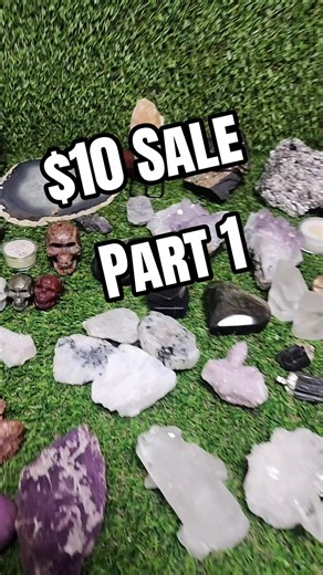 $10 Unique Gemstone Sale: Amethyst, Quartz & More