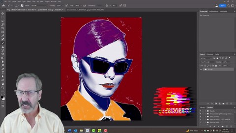 Photoshop: How to recreate the look of Andy Warhol pop art silkscreen portraits