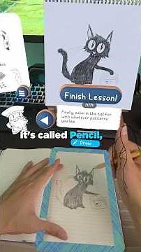 Learning drawing in VR/AR is cool! Pencil VR