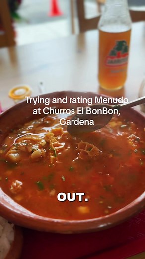 Best Menudo Review at Churros El Bom Bon, Gardena