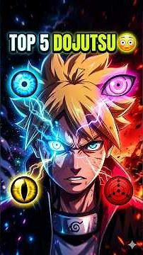 Top 5 strongest dojutsu's in naruto #naruto