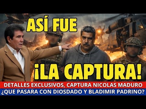 Unpublished details of the operation that ended with the capture of Nicolás Maduro with Luis Quiñ...