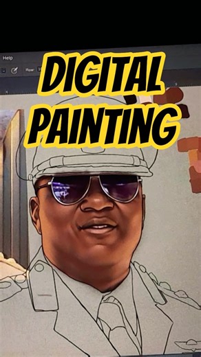Digital Painting... #painting #digitalart #portrait #photoshop #short