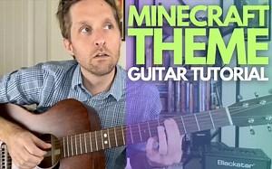 Minecraft Theme Guitar Tutorial - Guitar Lessons with Stuart!