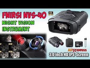 FNIRSI NVS-40 night vision device ♦ Review, night tests. Full review.