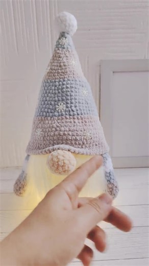 Crochet PATTERN Gnome Night Light, Amigurumi Tutorial PDF in English, Dwarf Crochet Pattern Christmas Gift, New Year Gnome Crochet Pattern - Etsy