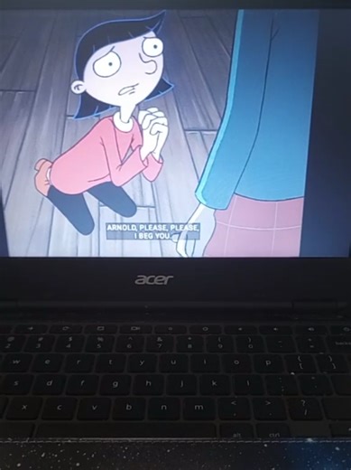 I'm glad Arnold putting Rhonda in his pace and said to her face #heyarnold #nickelodeon #fyp