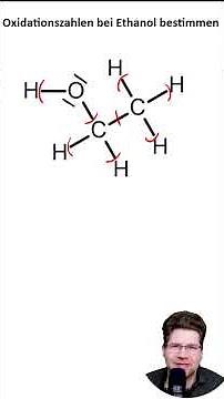 Oxidationszahlen von Ethanol bestimmen - einfach erklärt #chemie #oxidationszahlen #ethanol