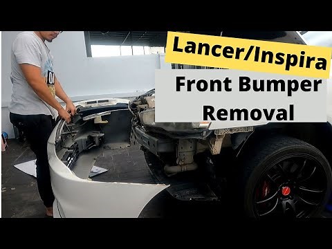 How to Remove Front Bumper of Mitsubishi Lancer and/or Proton Inspira (With English Subtitle)