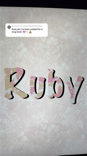 name series | ruby🎀🤍🧸| #shorts #procreate #holidayswithyoutube #satisfying #shortsviral #art