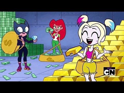 Jam - Harley Quinn, Poison Ivy & Catwoman vs Raven & Starfire