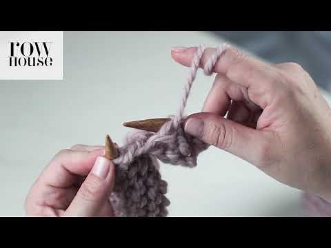 How to make a p1tbl (purl 1 through back loop)