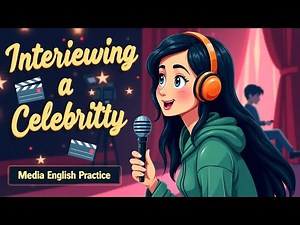 Interviewing a Celebrity in English – Media Vocabulary & Phrases | Polite Interview Skills