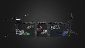 Splatoon 3 DJ Booth - Download Free 3D model by StinkySkunk12 (@Bearfnf)