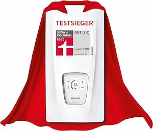 CLAGE DSX Touch vollelektronischer Hightech Durchlauferhitzer, 18-27kW, Touchdisplay, ECO-Mode, Fernbedienung+WLAN+Bluetooth, Automatikmodus, immer gradgenau 20-60°C, VDE-GS geprüft