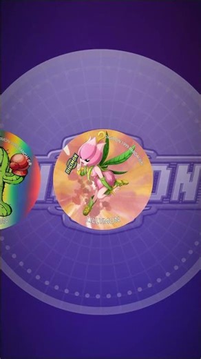 Palmon EVOLUTION . TAZOS POGS DIGIMON