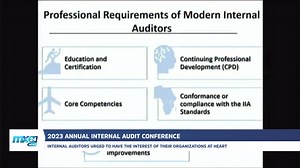 At the 2023 Annual Internal Audit Conference, President of the Institute of Chartered Accountants, Sena Dake called on internal auditors to make the interest of their organizations a priority in order to contribute to its growth. #mx24gh #mx24news #funfearlessfactual | Mx24 TV | Facebook