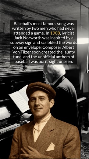 2.7K views · 52 reactions | The iconic baseball anthem was written by two men who had never even been to a game. | The History Vault | Facebook