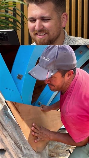 A MASSIVE wooden boat?