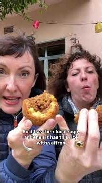 The time we went to Sicily to eat arancine (or arancini!) #arancini #arancine #sicily