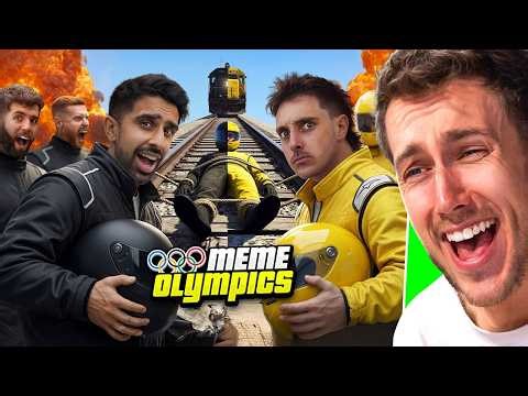 MINIMINTER REACTS TO SIDEMEN GTA: MEGA MEME OLYMPICS