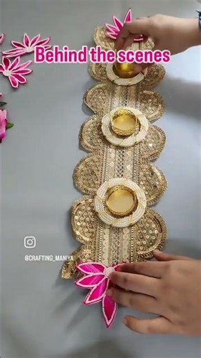 Table Runner Tealights