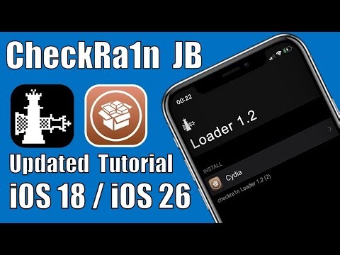 Jailbreak iOS 18 - iOS 26 CheckRa1n & Palera1n!