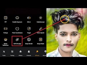Special hair editing oil paint photo editing Sanpseed+toolwiz hair oil paint photo editing In Hindi