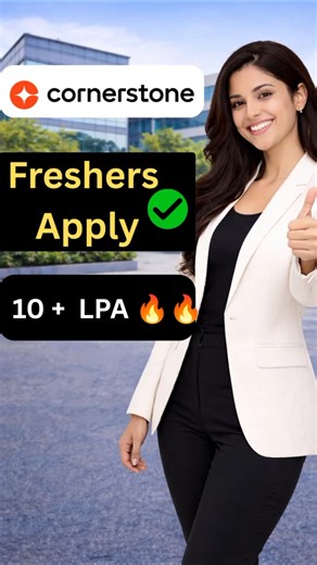 Cornerstone Hiring Now || Junior Engineer || Apply Fast 🚀🔥#cornerstone #tech #itjobs #shortvideo